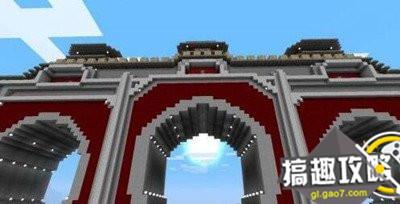 我的世界中国风龙山寺建筑存档下载