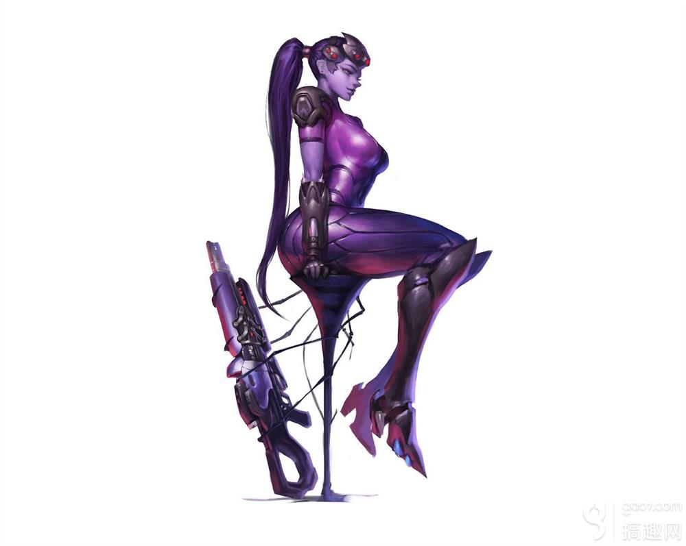 守望先锋女英雄们各种撩人坐姿同人画赏析