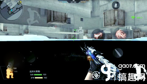 cf手游沙漠灰滑步透视bug教学