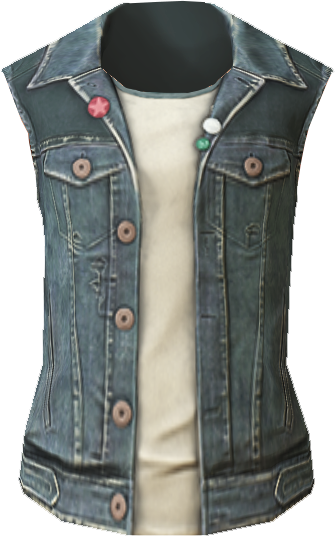 牛仔背心