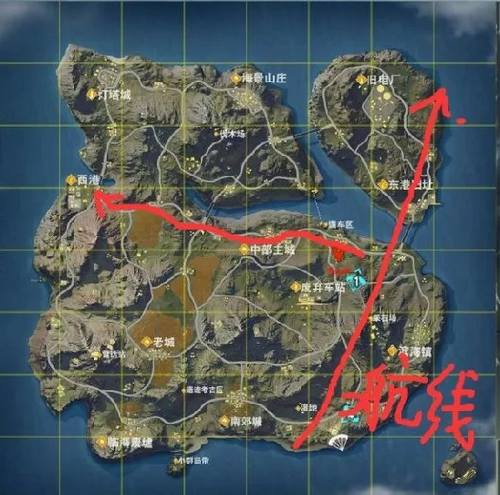 荒野行动西港