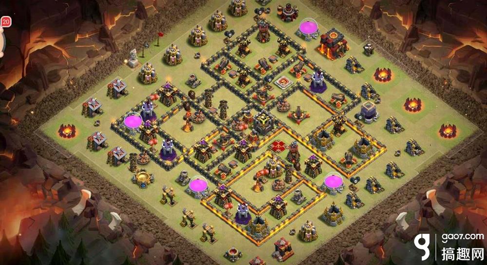 部落冲突十本部落战怎么布阵十本部落战阵推荐 部落冲突专区 搞趣网